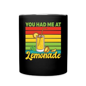 Limonade Geschenkideen - Tasse einfarbig - Schwarz - Vorne