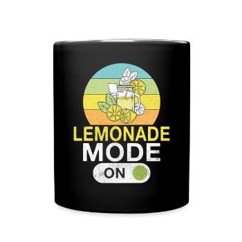 Limonade Geschenkideen - Tasse einfarbig - Schwarz - Vorne