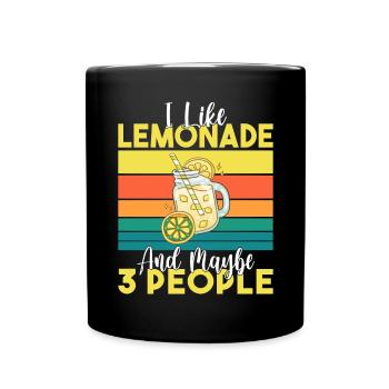 Limonade Geschenkideen - Tasse einfarbig - Schwarz - Vorne