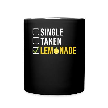 Lemonade Gift Ideas - Full Colour Mug - black - Front