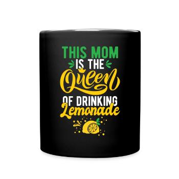 Lemonade Gift Ideas - Full Colour Mug - black - Front