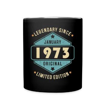 Legendary Since January 1973 Limited Edition - Tasse einfarbig - Schwarz - Vorne