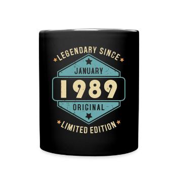Legendary Since January 1989 Limited Edition - Tasse einfarbig - Schwarz - Vorne