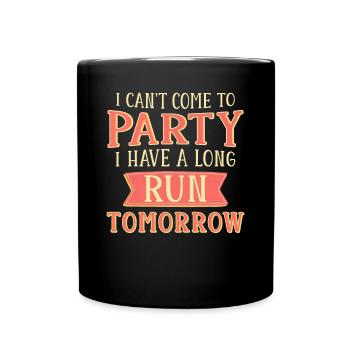 Jogging Dicton pour courir - Runners - Mug uni - noir - Devant