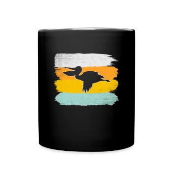 Pelikan Rétro - Mug uni - noir - Devant
