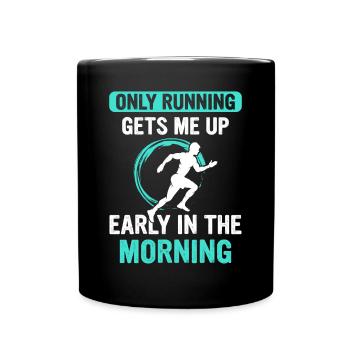 Jogging Dicton pour courir - Runners - Mug uni - noir - Devant