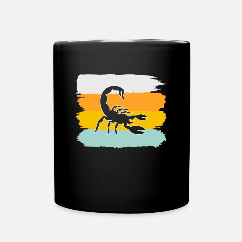 Scorpion Rétro - Mug uni - noir