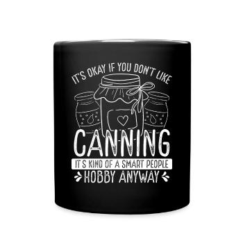 Saison de mise en conserve Conservation des aliments Homesteader - Mug uni - noir - Devant