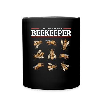 Imker Bienenzucht Bienenzüchter Bienen Geschenk - Tasse einfarbig - Schwarz - Vorne
