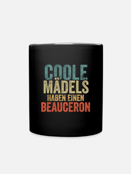 Beauceron - Tasse einfarbig - Schwarz