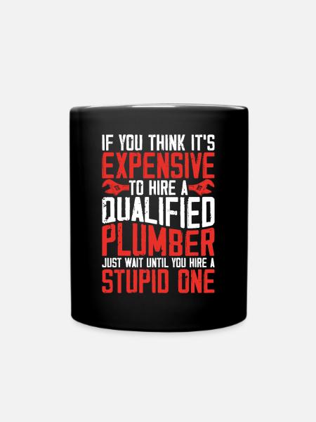 Plumbing Plumber Vintage If You - Ensfarvet krus - sort