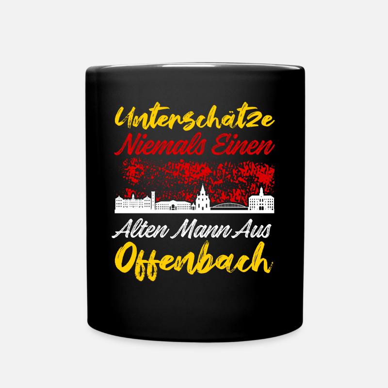 Offenbach - Tasse einfarbig - Schwarz