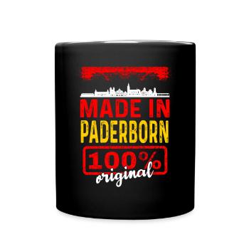 Paderborn - Tasse einfarbig - Schwarz - Vorne