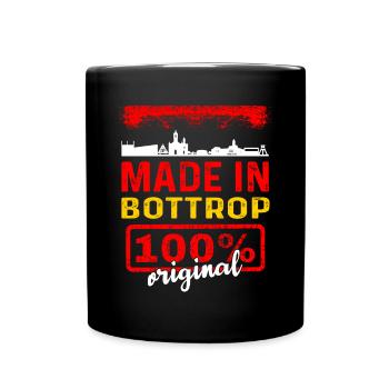 Bottrop - Tasse einfarbig - Schwarz - Vorne