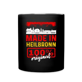 Heilbronn - Tasse einfarbig - Schwarz - Vorne