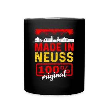 Neuss - Tasse einfarbig - Schwarz - Vorne