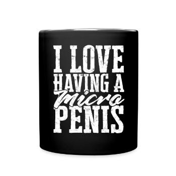 Mikropenis Kleiner Penis Sex Schwanz Club Micro - Tasse einfarbig - Schwarz - Vorne