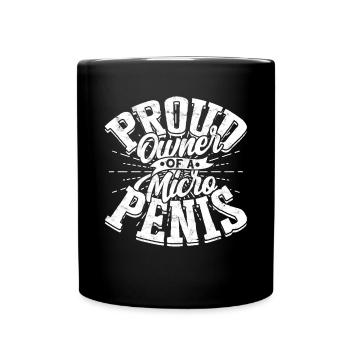 Mikropenis Kleiner Penis Sex Schwanz Club Micro - Tasse einfarbig - Schwarz - Vorne