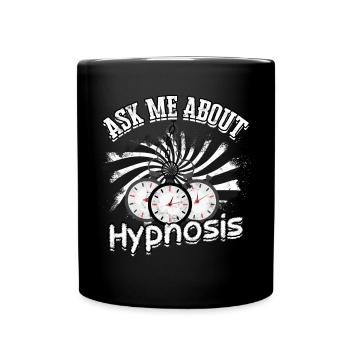 hypnotic hypnotize hypnotist - Full Colour Mug - black - Front