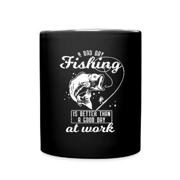 Idée unique pour la pêche - Mug uni - noir - Devant