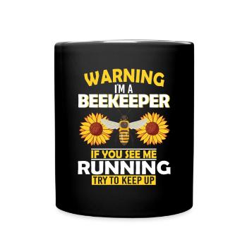 Bienenzucht und Honig - Tasse einfarbig - Schwarz - Vorne