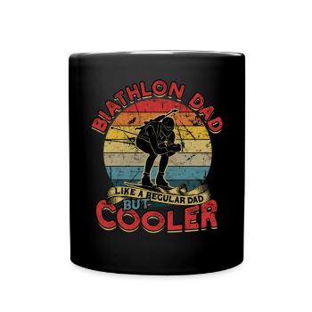 Biathlon Sport Sports d’hiver Ski Cadeau Citation Lan - Mug uni - noir - Devant