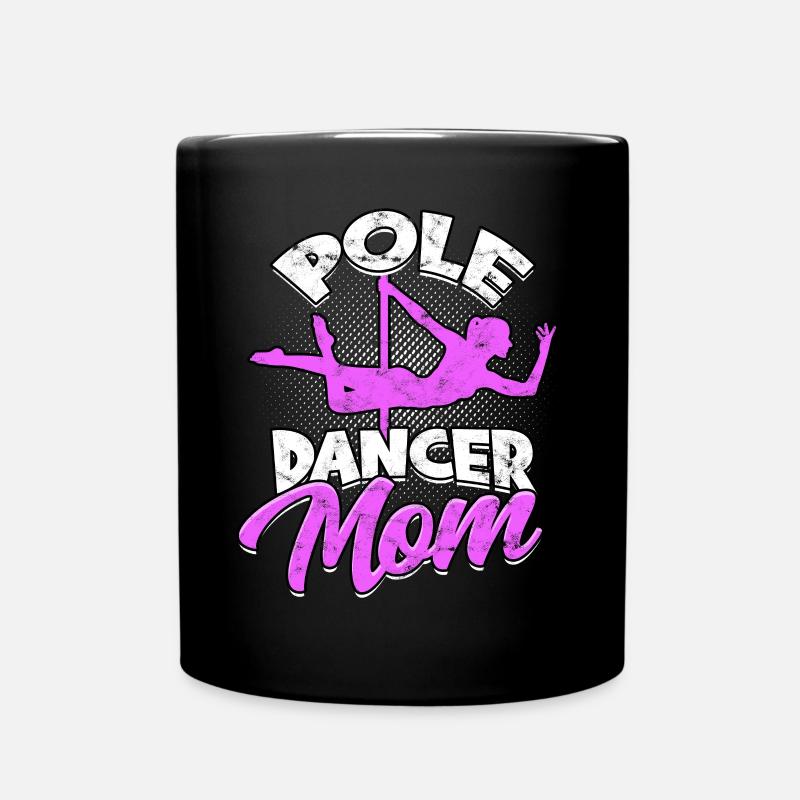 Pole Dance Gift Dancer Gift Idea Fitness - Full Colour Mug - black