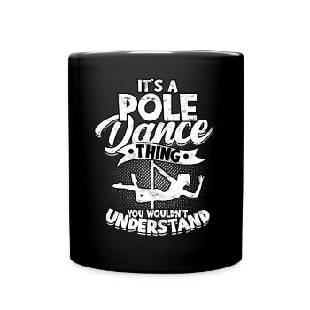 Pole Dance Gift Dancer Gift Idea Fitness - Mug uni - noir - Devant