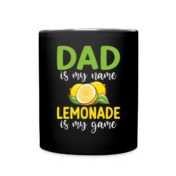 Limonade Geschenkideen - Tasse einfarbig - Schwarz - Vorne