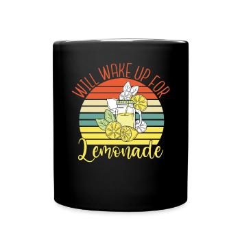 Lemonade Gift Ideas - Full Colour Mug - black - Front