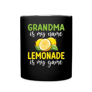 Limonade-Geschenk-Ideen - Tasse einfarbig - Schwarz - Vorne