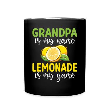 Lemonade Gift Ideas - Full Colour Mug - black - Front