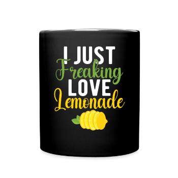 Limonade Geschenkideen - Tasse einfarbig - Schwarz - Vorne