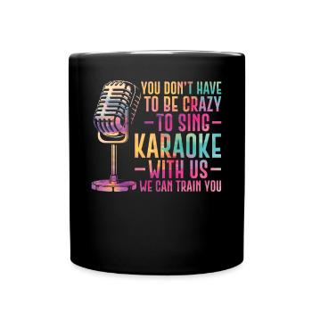 Chanteur de karaoké Vous n’avez pas à le faire - Mug uni - noir - Devant