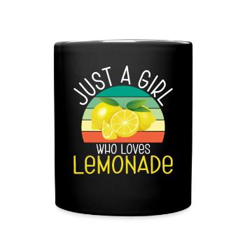 Limonade Geschenkideen - Tasse einfarbig - Schwarz - Vorne