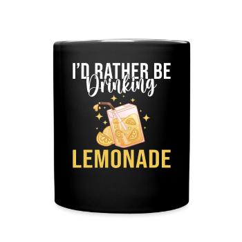 Limonade Geschenkideen - Tasse einfarbig - Schwarz - Vorne