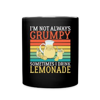 Limonade Geschenkideen - Tasse einfarbig - Schwarz - Vorne