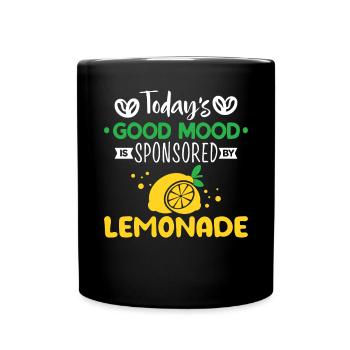 Limonade Geschenkideen - Tasse einfarbig - Schwarz - Vorne