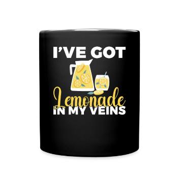 Limonade Geschenkideen - Tasse einfarbig - Schwarz - Vorne