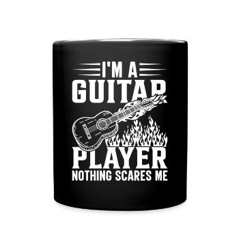 Music Guitarist - I'm A Guitar Player Nothing Scar - Tasse einfarbig - Schwarz - Vorne