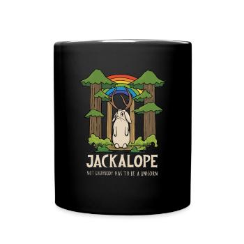 Mythical Creatures Cryptid Design for Jackalo - Full Colour Mug - black - Front