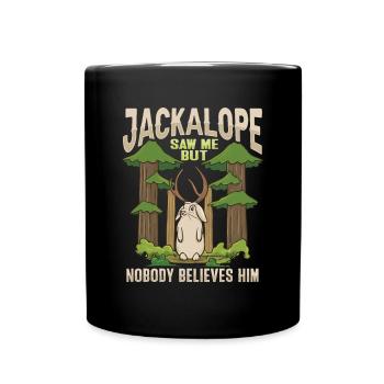 Mythical Creatures Cryptid Design for Jackalo - Full Colour Mug - black - Front