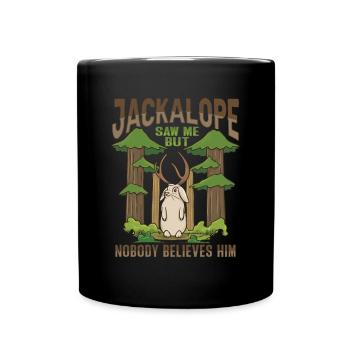 Mythical Creatures Cryptid Design for Jackalo - Full Colour Mug - black - Front