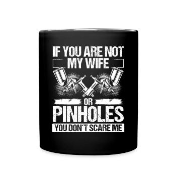 Automobile Peintre de voiture Femme Pulvérisateur de véhicule - Mug uni - noir - Devant