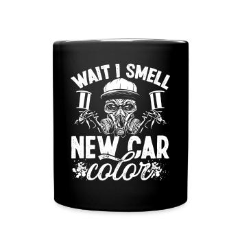 Automotive Car Painter Car Color Vehicle Sprayer - Full Colour Mug - black - Front
