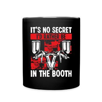 Peinture automobile Be in the Booth Vehicle - Mug uni - noir - Devant