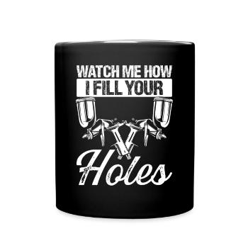 Automobile Paitning Detailer Watch me Vehicle - Mug uni - noir - Devant