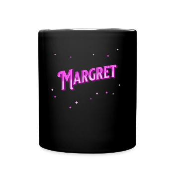 Nom Margret personnalisé - Mug uni - noir - Devant