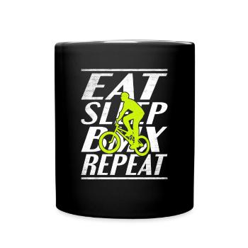 Nourriture Sleeping BMX - Mug uni - noir - Devant