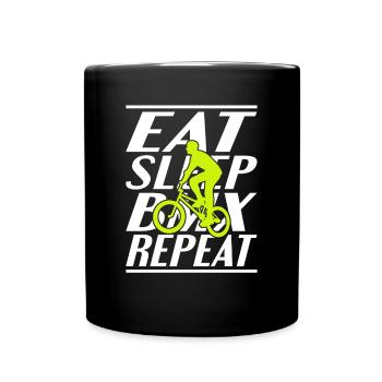 Nourriture Sleeping BMX - Mug uni - noir - Devant